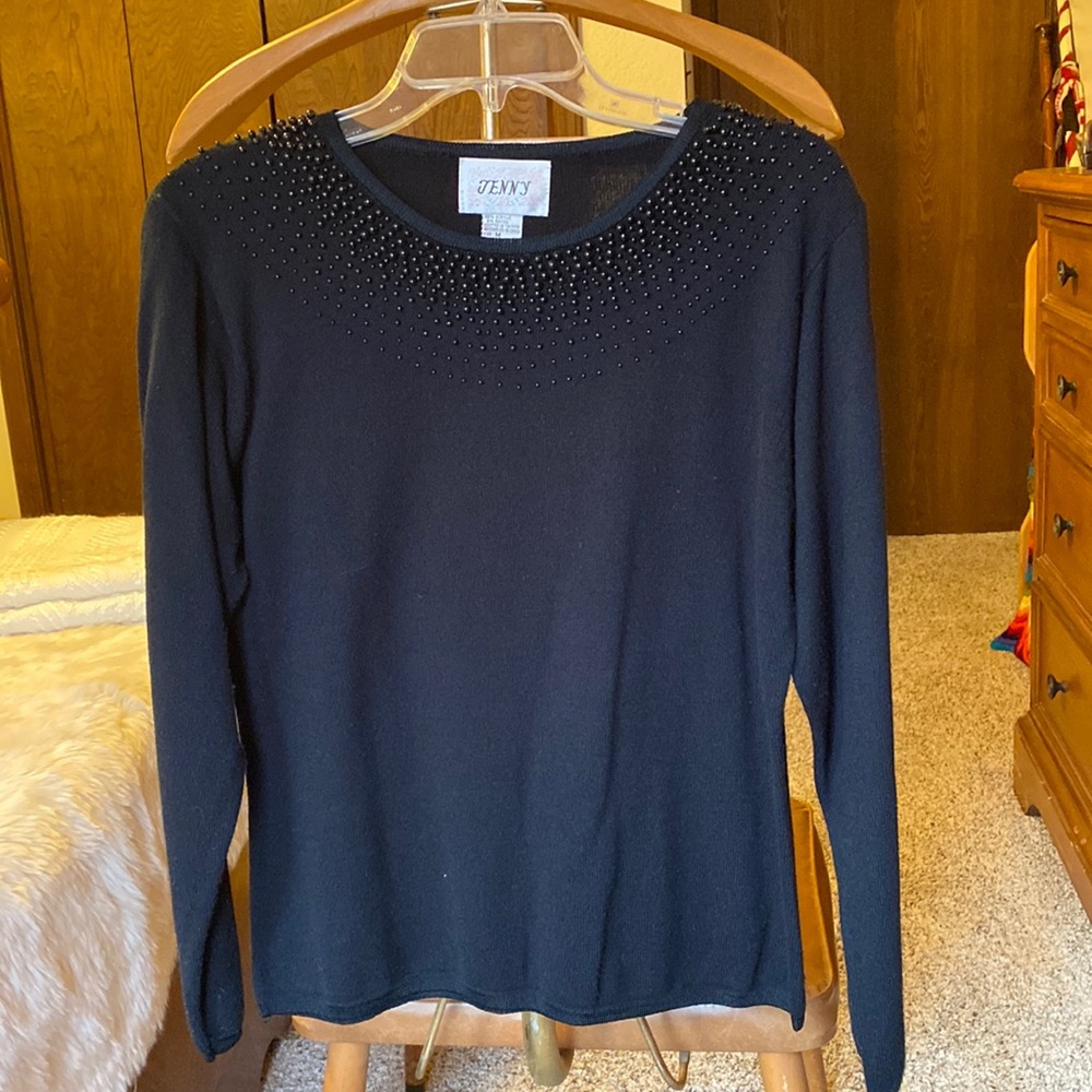 Beaded & Knitted Sweater